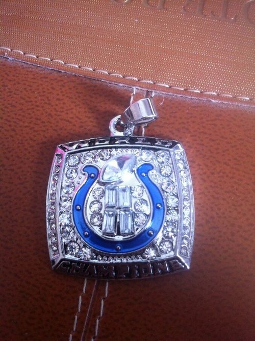 NFL Indianapolis Colts World Champions Pendant